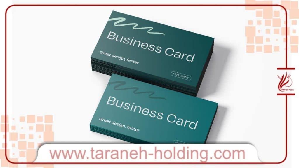 اصول طراحی کارت ویزیت